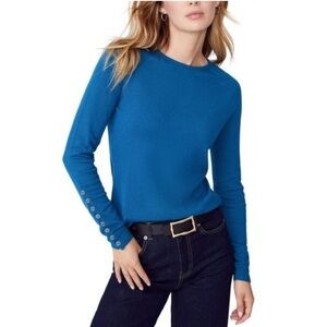 NEW! J.McLaughlin Jamey Sweater Petrol Blue - Large